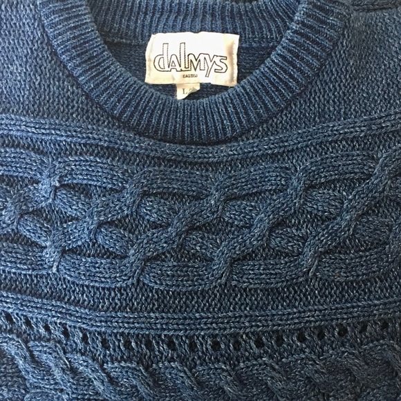 TIMELESS Knit Denim Sweater by DALMYS size L - Picture 2 of 8